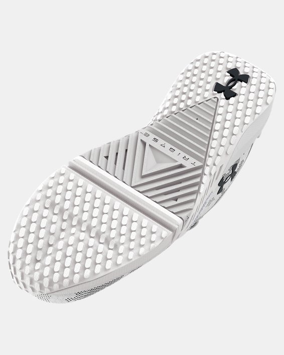 Men's UA TriBase™ Reign Vital Training Shoes, White, pdpMainDesktop image number 4